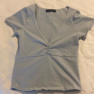 light blue brandy melville gina top